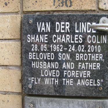 LINDE Shane Charles Colin, van der 1962-2010