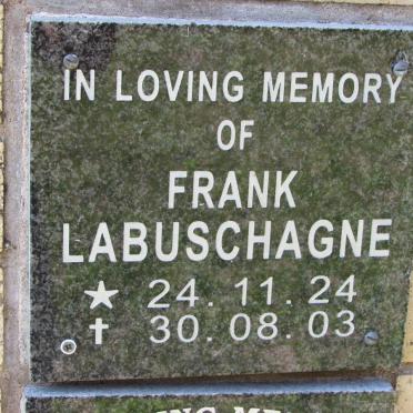 LABUSCHAGNE Frank 1924-2003
