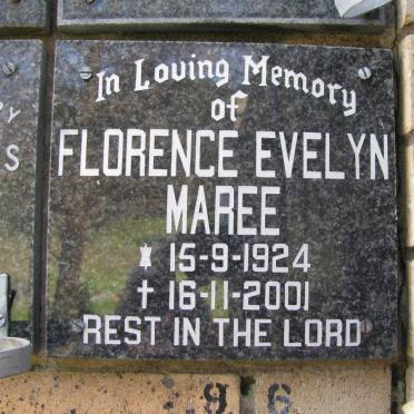 MAREE Florence Evelyn 1924-2001