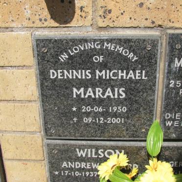 MARAIS Dennis Michael 1950-2001