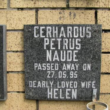 NAUDE Gerhardus Petrus -1995