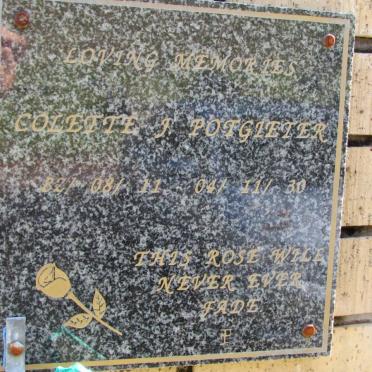 POTGIETER Colette J. 1982-2004