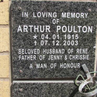 POULTON Arthur 1915-2003