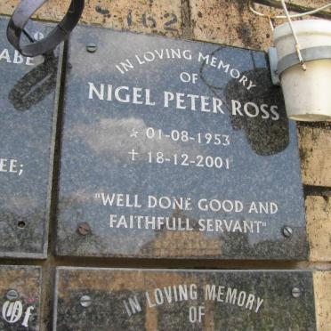 ROSS Nigel Peter 1953-2001