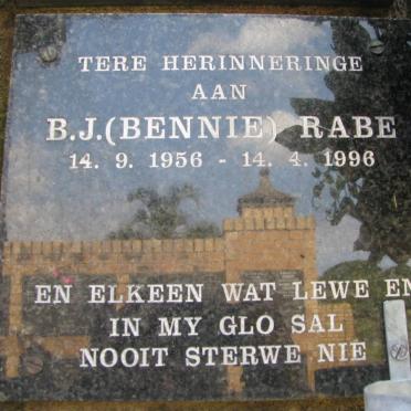 RABE B.J. 1956-1996 