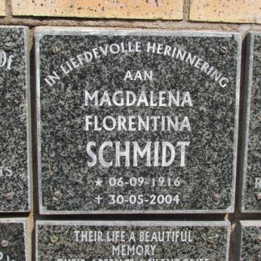 SCHMIDT Magdalena Florentina 1916-2004