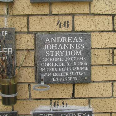 STRYDOM Andreas Johannes 1943-2006
