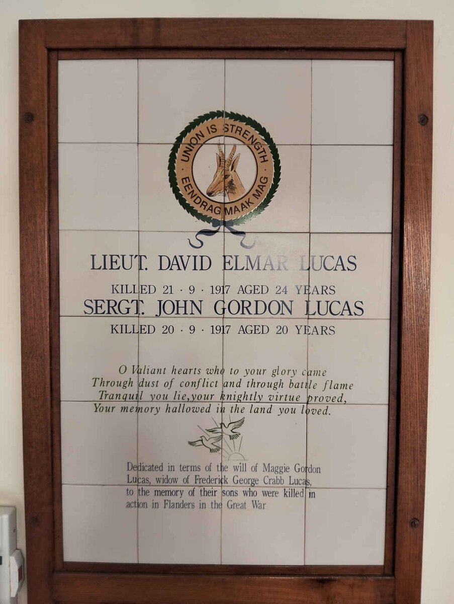 LICAS David Elmar -1917 :: LUCAS John Gordon -1917