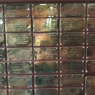 15. Memorial plaques