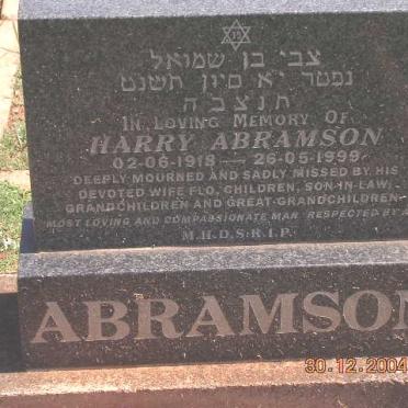 ABRAMSON Harry 1918-1999