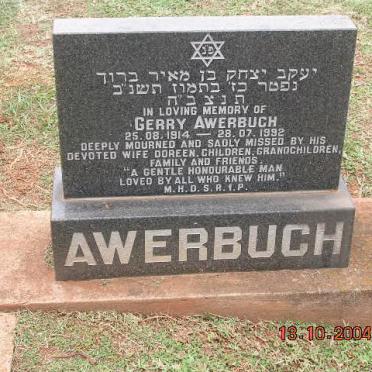 AWERBUCH Gerry 1914-1992