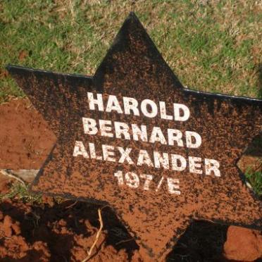 ALEXANDER Harold Bernard