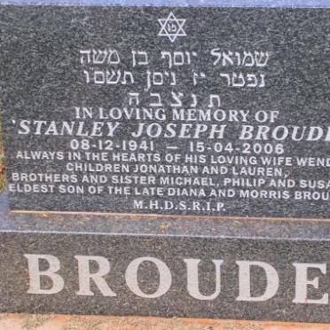 BROUDE Stanley Joseph 1941-2006