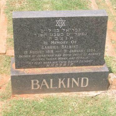 BALKIND Gabriel 1918-1994