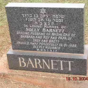 BARNETT Solly -1998