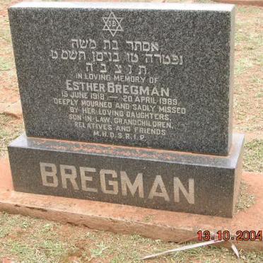 BERGMAN Esther 1918-1989