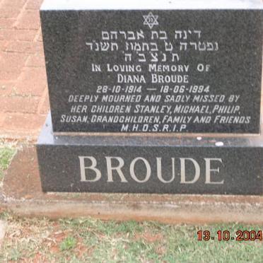 BROIDE Diana 1914-1994