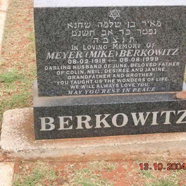 BERKOWITZ Meyer 1918-1999