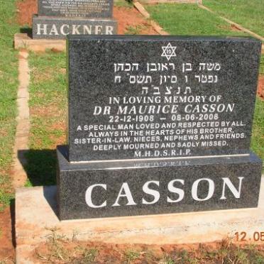 CASSON Maurice 1908-2008