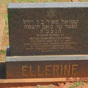 ELLERINE Meyer Sam -19??