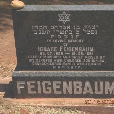 FEIGENDAUM Ignace 1906-1991