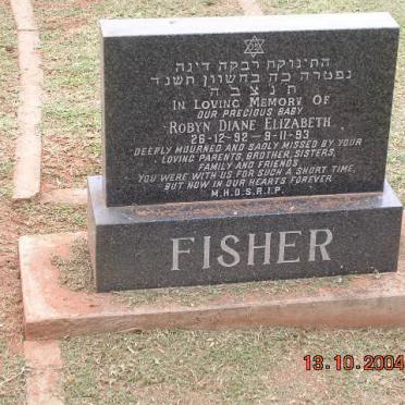 FISHER Robyn Diane Elizabeth 1992-1993