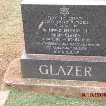 GLAZER Rubin 1908-1993
