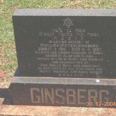 GINSBERG Phillipp 1916-1987
