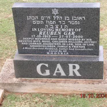 GAR Reuben 1913-2000