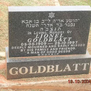 GOLDBLATT Lionel 1909-1997