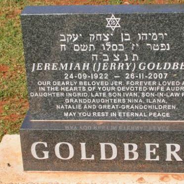 GOLDBERG Jeremiah 1922-2007