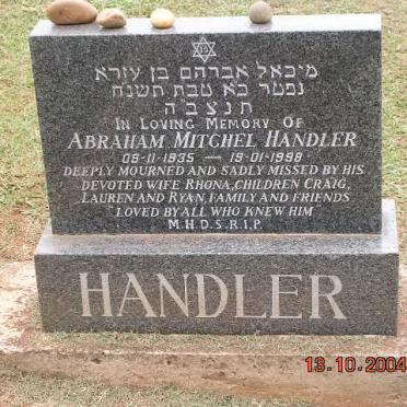 HANDLER Abraham Mitchel 1935-1998