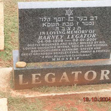 LEGATOR Barney 1908-2001