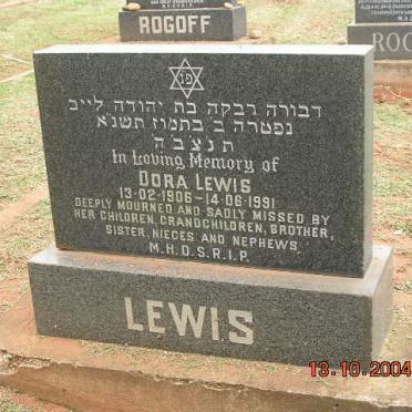 LEWIS Dora 1906-1991