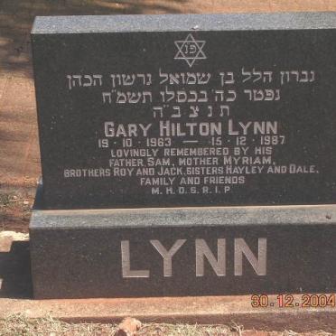 LYNN Gary Hilton 1963-1987