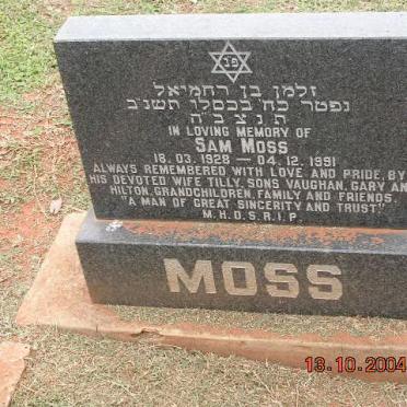 MOSS Sam 1928-1991