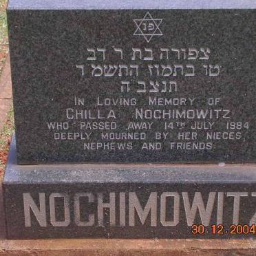 NOCHIMOWITZ Chilla -1984