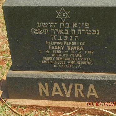 NAVRA Fanny 189?-1987