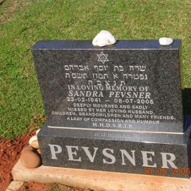 PEVSNER Sandra 1941-2005