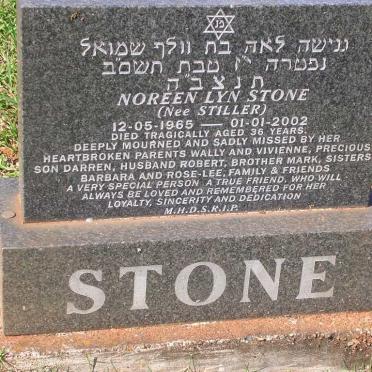 STONE Noreen Lyn nee STILLER 1965-2002