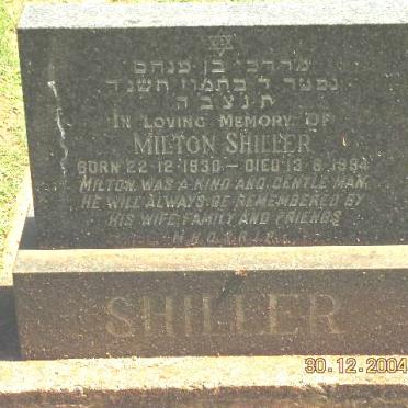 SHILLER Milton 1930-1994