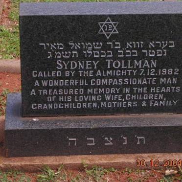 TOLLMAN Sydney -1982