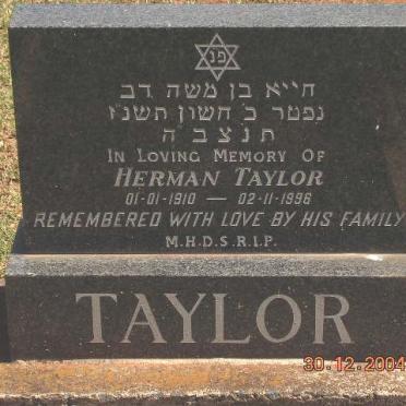 TAYLOR Herman 1910-1996