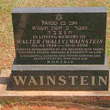 WAINSTEIN Walter 1928-2000