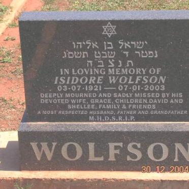 WOLFSON Isidore 1921-2003