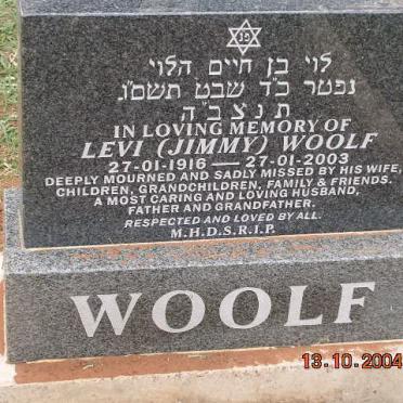 WOOLF Levi 1916-2003