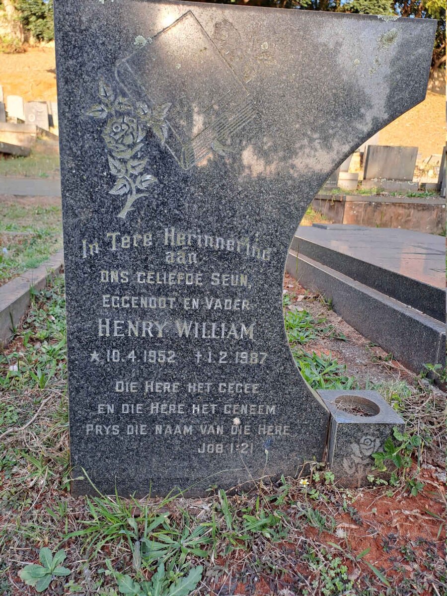 ? Henry William 1952-1987