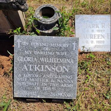 ATKINSON Gloria Wilhelmina 1932-2000