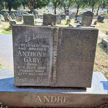 ANDRE Anthony Gary 1960-1984