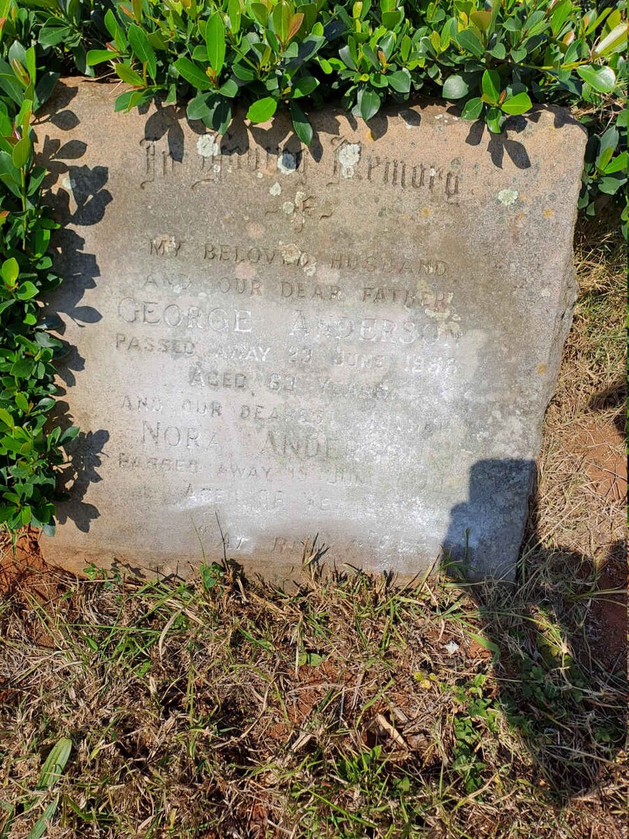 ANDERSON George -1956 & Nora -19?